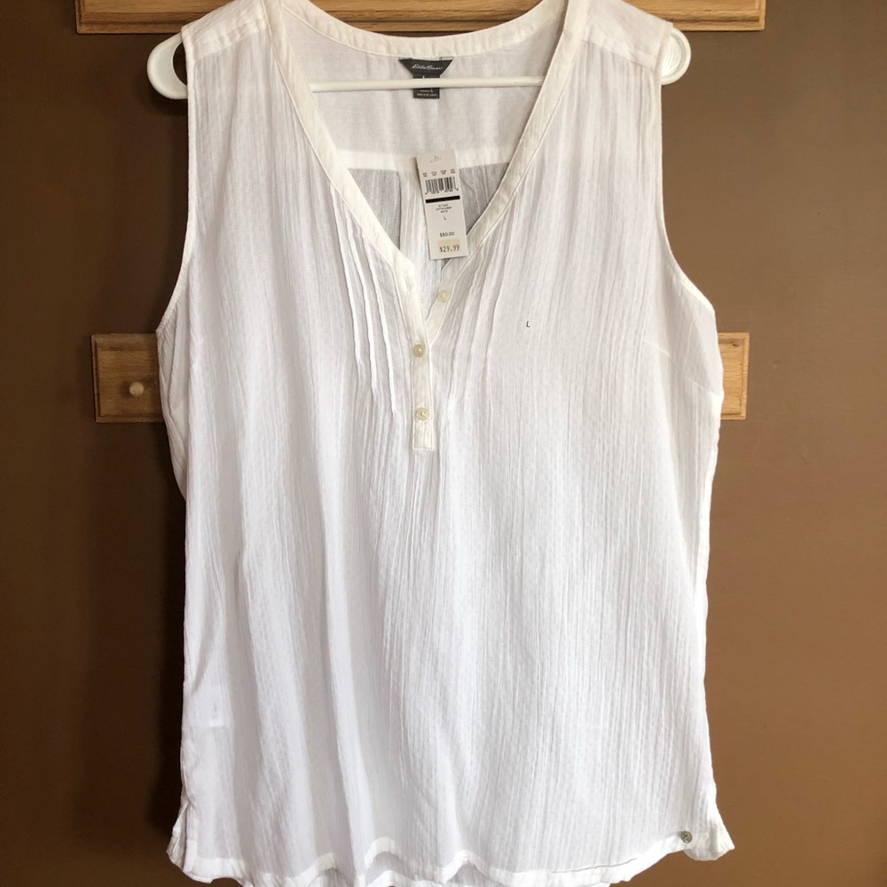 Eddie Bauer sleeveless blouse